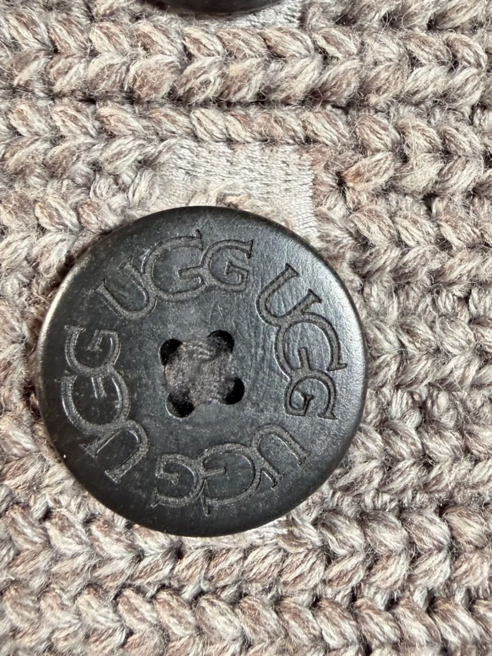 UGG Classic Cardy Heather Gray Knit Sweater Boots Size 9